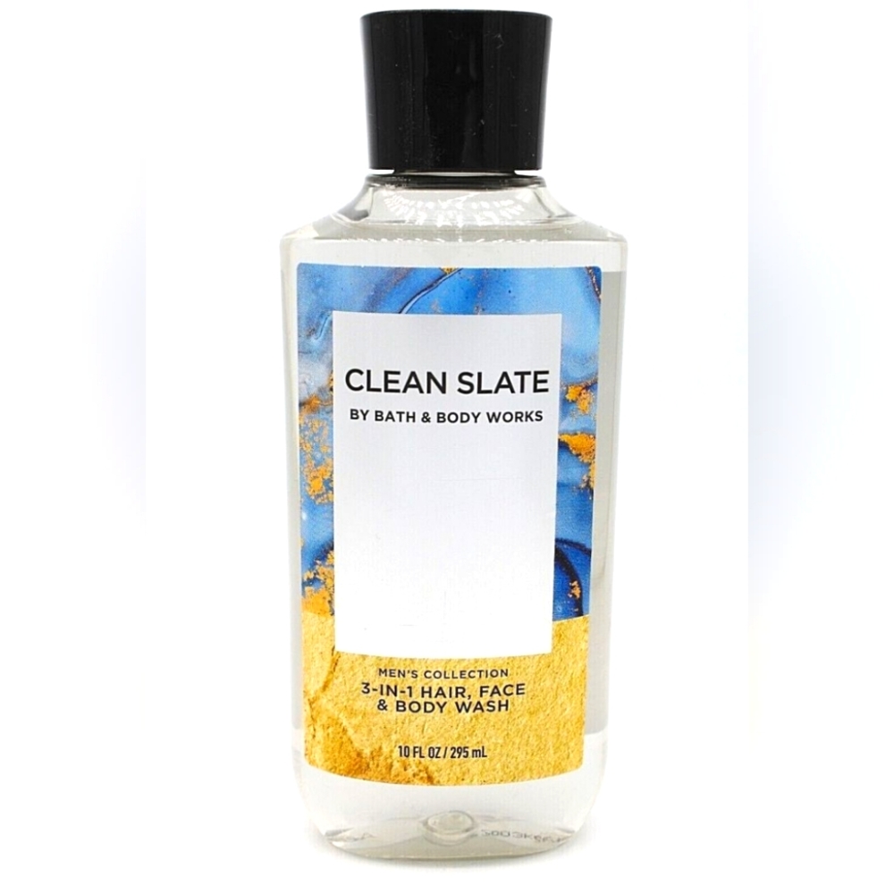 Bath & Body Works Men's Collection 3-In-1 Hair, Face & Body Wash 10oz (Slate)